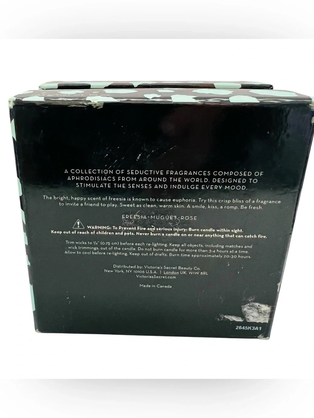 Victoria’s Secret 2006 MOOD Beguiling 10 oz. Freesia Rose Muguet Candle